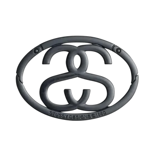 Stussy SS Link Carabiner 'Matte Black'