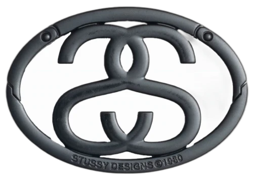 Stussy SS Link Carabiner Matte Black