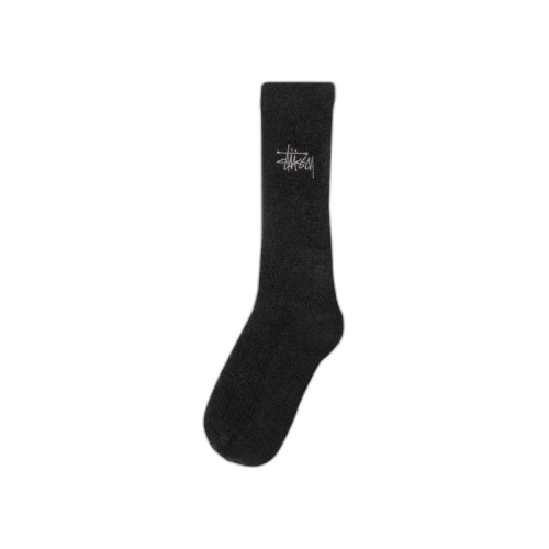 Stussy Shaggy Mohair Sock Black