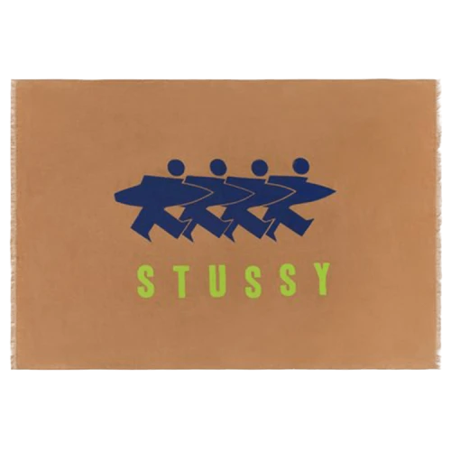 Stussy Linen Surfman Beach Blanket 'Brown'