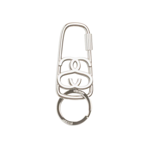 Stussy Ss Link Twist Carabiner 'Brushed Nickel'