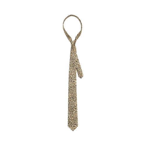 Stussy Jacquard Leopard Tie 'Tan Leopard'