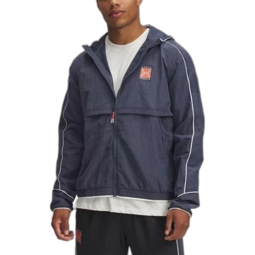 Under Armour Storm SS25 Jacket Men's Downpour Gray/Dark Gray/White Granite