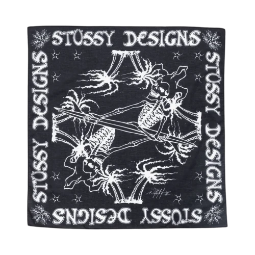 Stussy Surf Joker Bandana 'Black'