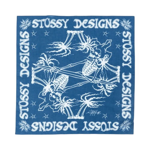 Stussy Surf Joker Bandana 'Blue'