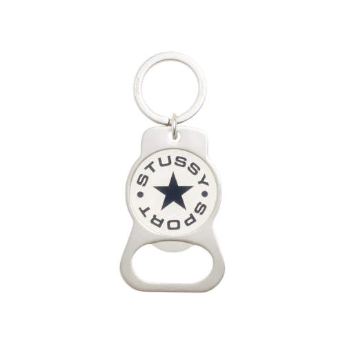 Stussy Bottle Opener Keychain 'Silver'