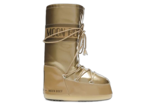 Moon Boot Icon Vinile Boot Metallic Gold