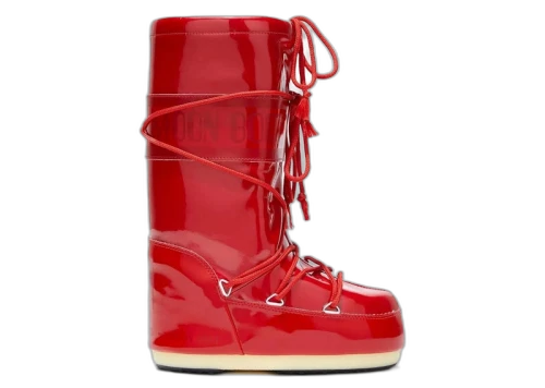 Moon Boot Icon Vinile Boot Metallic Red