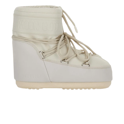 Moon Boot Icon Rubber Low Boot Cream