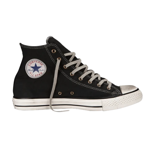 Converse Chuck Taylor All Star Well Worn Canvas Hi 'Black'