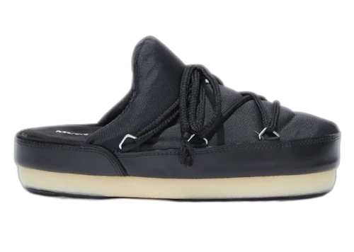 Moon Boot Icon Nylon Mule Black