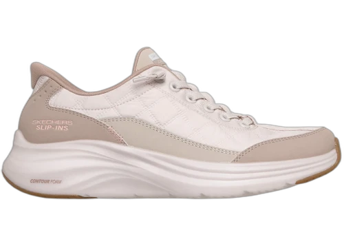 Skechers Slip-ins Contour Foam Cozy Fit Natural Taupe (Women's)