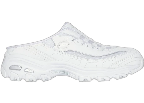 Skechers D'Lites Nostalgic Breeze White Silver (Women's)
