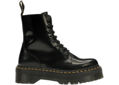 Dr. Martens Jadon Platform Boots Black Smooth Leather