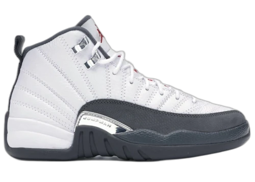 Jordan 12 Retro White Dark Grey (GS)