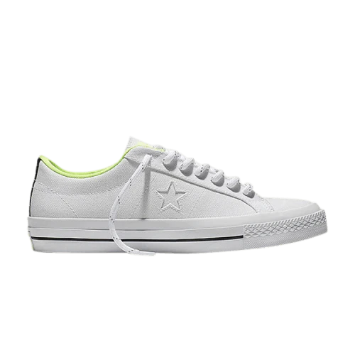 Converse One Star Shield Canvas Low 'White Volt'