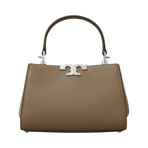Tory Burch Eleanor Pebbled Mini Satchel Wild Mushroom