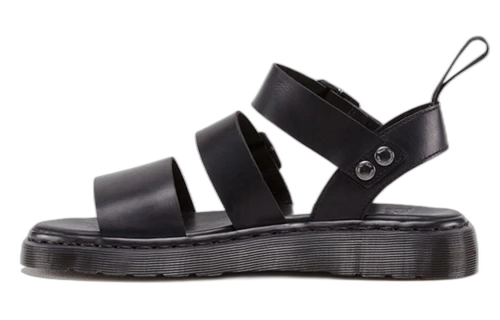 Dr. Martens Gryphon Brando Leather Gladiator Sandals Black