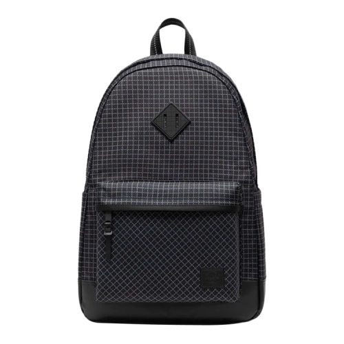 HerscheL 24L Heritage Backpack 'Grid Black/Black'