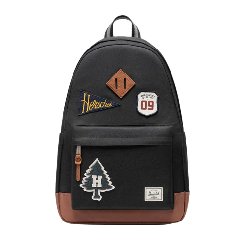 HerscheL 24L Heritage Backpack 'Patches Black'