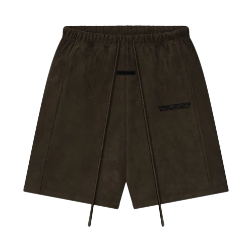 Fear of God Essentials Suede Fleece Relaxed Short 'Brown'