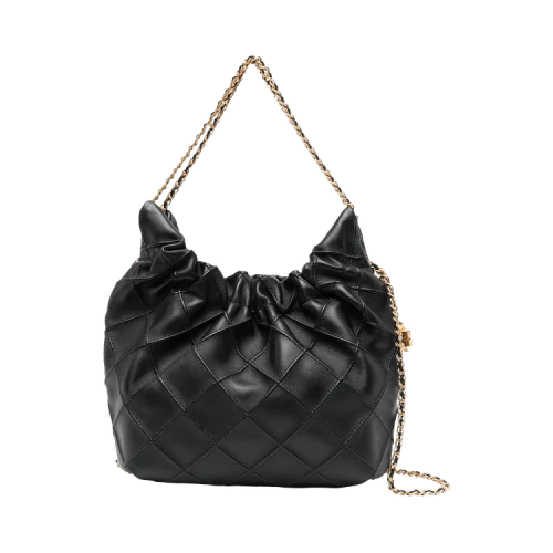 Tory Burch Fleming Mini Hobo Bag Black