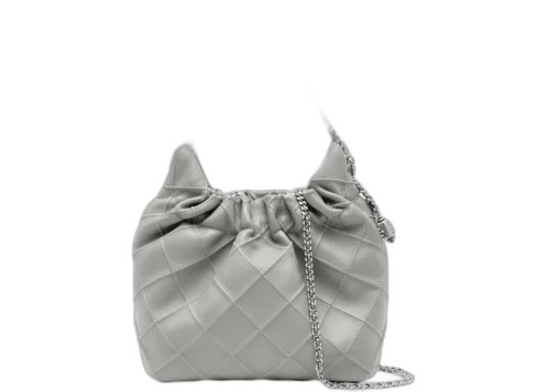 Tory Burch Fleming Mini Hobo Bag Gray