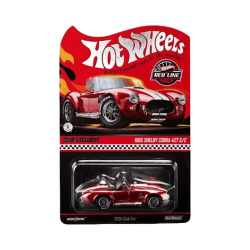 Hot Wheels 1965 Shelby Cobra 427 S/C Rlc Exclusive 'Red'