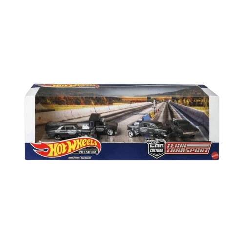 Hot Wheels 2020 Premium Team Transport Black Hole Gasser Set