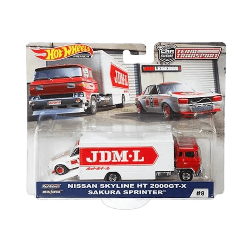 Hot Wheels 2019 Team Transport D Fyt08 Sakura Sprinter w/ Nissan Fairlady Z