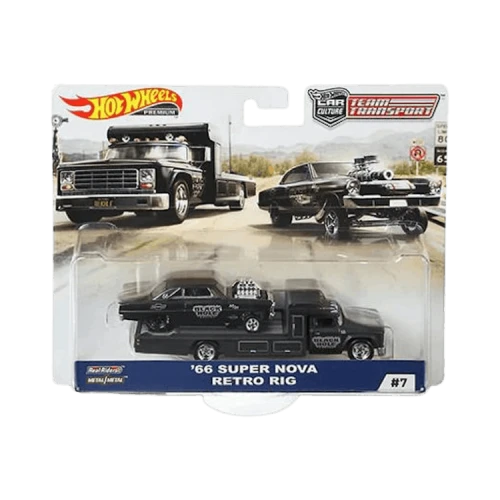 Hot Wheels 2019 Team Transport D Fyt09 Retro Rig w/ ’66 Super Nova