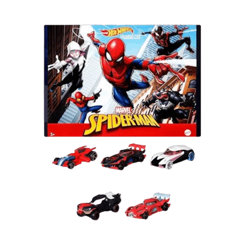 Hot Wheels Amazon Exclusive Spider Man 5-Pack Vehicle Set