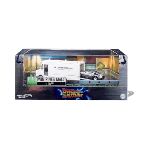 Hot Wheels Back Ot The Future 40th Anniversary Set