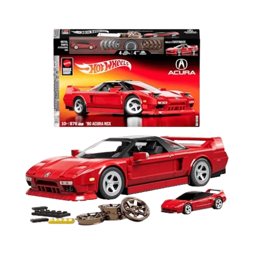 Hot Wheels Brick Shop ’90 Acura Nsx Building Set