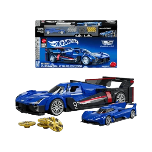 Hot Wheels Brick Shop Cadillac Project Gtp Hypercar Building Set