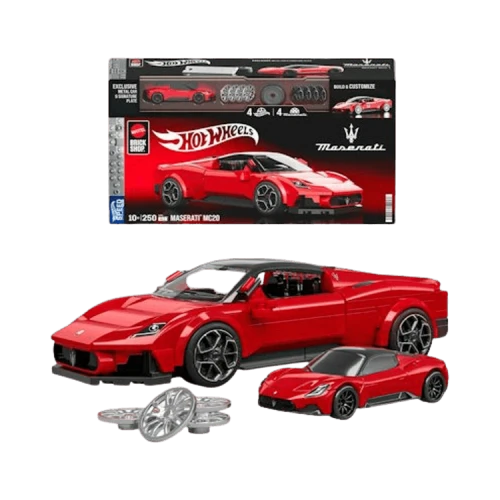 Hot Wheels Brick Shop Maserati Mc20 Building Set