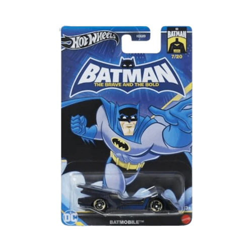 Hot Wheels Batman Themed The Brave And The Bold Batmobile Figure 'Blue'