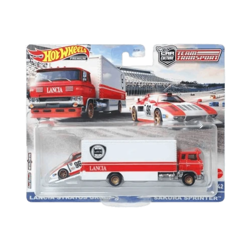 Hot Wheels Car Culture Team Transport Lancia Set
