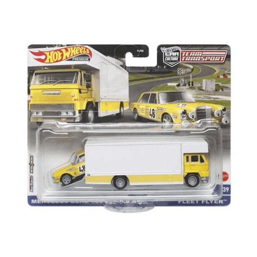 Hot Wheels Car Culture Team Transport Mercedes Clk-Gtr With Aero Lift