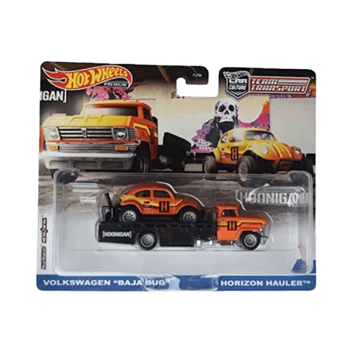 Hot Wheels Car Culture Team Transport Volkswagen Baja Bug & Horizon Hauler 2-Pack