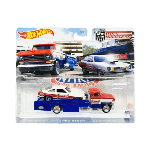 Hot Wheels Car Culture Team Transport '74 Chevrolet Vega Pro Stock & Horizon Hauler 2-Pack