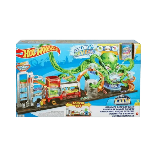 Hot Wheels City Ultimate Octo Car Wash Playset