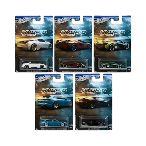 Hot Wheels Hybrid Speed Set Of 5