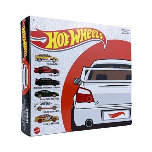Hot Wheels Japanese Car Culture Classics Box Set 6 Cars