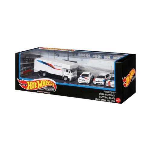 Hot Wheels Premium Bmw Display Diecast Collection 4-Pack 1:64
