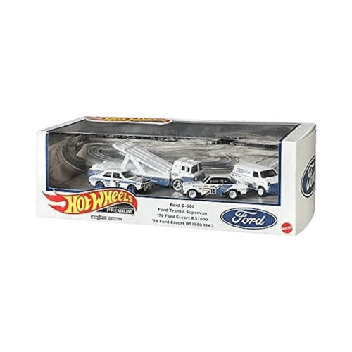 Hot Wheels Premium Collectors Ford Set 'White/Blue'