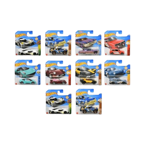 Hot Wheels Pack Of 10 1:64 Scale Mystery Random Assortment Packs 'Black'