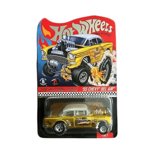 Hot Wheels Rlc 55 Chevy Bel Air Gasser Spectraflame 'Yellow'