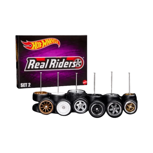 Hot Wheels Rlc Exclusive Real Riders Wheel Packs - Set 2