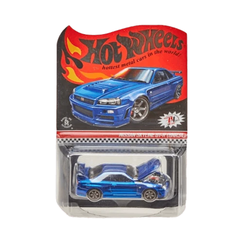 Hot Wheels Rlc Nissan Skyline Gt-R (Bnr34) Spectraflame 'Race Team Blue'